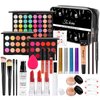 Fenshine All In One Makeup Kit, Makeup Kit for Women Full Kit, Makeup Gift Set for Women Beginners, Makeup Essential Starter Bundle Include Eyeshadow Palette Lipstick Eyebrow Pencil Brush Set (Type C)