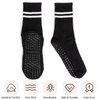 Pilates Socks Yoga Socks with Grips for Women Non-Slip Grip Socks for Pure Barre, Ballet, Dance, Workout, Hospital,4 Pairs Assorted,S-M