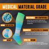 Doc Miller Open Toe Compression Socks, 20-30mmHg, Toeless Socks, Support Circulation, Shin Splints, Post Op, Medical Grade, Knee High, Dress Compression Socks for Men & Women, 1 Pair, Small Size