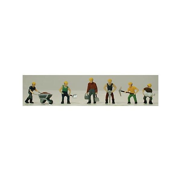 Model Power 5700 Track Laying Crew (6) HO
