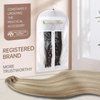 Sunny Clip in Hair Extensions Blonde Clip in Extensions Real Human Hair Blonde Hair Clip Extensions Invisible Clip in Extensions Light Blonde Highlights Golden Blonde Hair Extensions 120g 7pcs 18inch