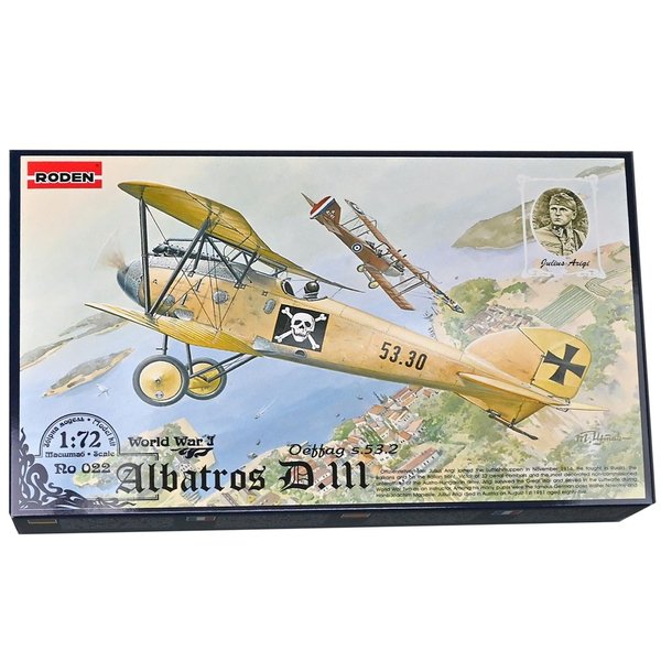 Roden Albatros D.III Oeflag S.53 German Sesquiplane Fighter Airplane Model Kit