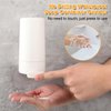 Bar Soap Dispenser, Soap Grinder for Bar Soap Wall-Mounted, Waterproof Soap Grinder for Bar Soap, Easy to Install & No Drilling for Bathroom, Kitchen, Hotel (One, White, NO SOAP, NO Desiccant)