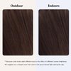 Sassina Invisible Wire Hair Extensions Real Human Hair with Transparent Wire Adjustable Size Secure Clips Natural Straight Secret Miracle Hairpiece, #2 Dark Brown 18 Inch 80 Gram