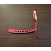 Red and Gold Easy to Use Men’s Barber Shaving Straight Edge Salon Level Grooming Razor Free Blade