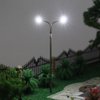 LQS13W 10pcs Model Railway Train Lamp Post Street Lights HO OO TT Scale LEDs New