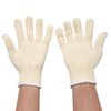 EBLAELEL Safety gloves white cotton bbq heat liners grilling work glove men cooking women knitted cotton Pack of 12