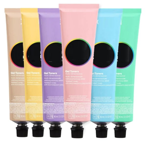 quady Comb + TONAL CONTROL Acidic Gel-Cream Gel Toners - Creme Ammonia-Free Demi-Permanent Haircolor Dye, 3 oz (w/ 3-in-1 Comb/Brush) Hair Color (9RG - Strawberry Stunna)