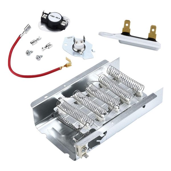 AMI PARTS 279838 W10724237 Dryer Heating Element Fit for Whirlpool Kenmore Maytag Amana Electric Cabrio Roper Dryer 70 80 Series Model 110 Dryer Parts WED4815EW1 NED4655EW1 8565582 3403585 AP3094254