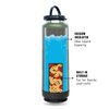 FLPSDE Dual Chamber Water Bottle | Drink+Snack | Vacuum Insulated Stainless Steel | Made for Adventure (Evergreen)