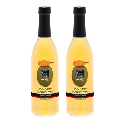 Sable & Rosenfeld Martini Mix - Earth Kosher - Tipsy Spicy Dirty Martini Mix - 2 Pack (12.7 fl oz each)