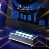 ASENTE 7 LED Light Base for Glass Art - White Light LED Display Base - LED Base Lights for Crystals - Lighted Display Stand w/ Mirror Top for More Dimension