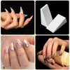 40 Pcs Triangle Nail Sponges for Ombre, Soft Nail Art Sponge, Ombre Nail Polish Sponge for Color Fade Manicure DIY Nail Art Tools(White)