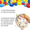 JOYYPOP Carnival Balloon Arch Kit with 123pcs Red Blue Yellow Rainbow Latex Confetti Balloons for Birthday Party Decorations