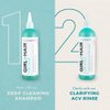 GIRL+HAIR Clear and Cleanse Set (2 x 10.1 fl oz) | Includes ACV Hair Rinse + Moisturizing Shampoo | With Apple Cider Vinegar & Tea Tree Oil | Reduces Dandruff, Moisturizes Scalp & Hair