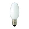 GE Incandescent Light Bulbs, C7 Night Light Bulbs, 4-Watts, 14-Lumens, White, Candelabra Base, 4-Pack, Light Bulbs for Plug-In Night Light