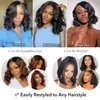 Afribye 13x6 Lace Front Wigs Human Hair Lace Frontal Wigs For Women Glueless Pre Plucked with Baby Hair