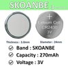 SKOANBE 5Pack CR2430 2430 ECR2430 3V Lithium Coin Battery