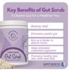 Happy Bum Gut Scrub - Diatomaceous Earth Food Grade for Humans | Mineral Powder Supports Gut Health, Bloating Relief | Rich in Silica, Zinc & Minerals for Healthy Hair, Skin, Nail - 200g