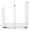 Kantek Clear Acrylic Mini File Sorter, 2 Section File Holder, 6" x 3.8" x 3.9", Desk Organizer, Non-Skid Feet, Desk Accessory