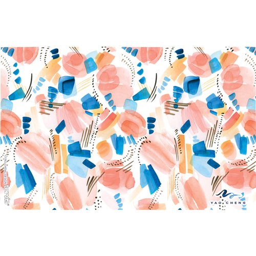 Tervis Yao Cheng - Sand and Sea Made in USA Double Walled Insulated Tumbler Travel Cup Keeps Drinks Cold & Hot, 16oz, Classic