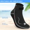 Gimilife Neoprene Socks 3MM Water Socks for Women Men, Waterproof Diving Wetsuit Socks Sand Socks for Beach Volleyball Snorkeling Surfing Kayaking Swimming Water Sports Activities (Low Style,L)