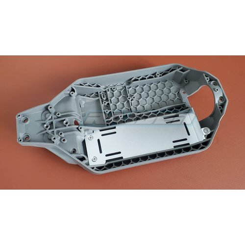 Raidenracing Aluminium Alloy Extend 4S 3S 2S Battery Holder Tray Plate for Traxxas Rustler 4wd VXL 4X4 (V2 Long Chassis)