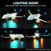 DALDED LED Lighting Kit for Lego City Passenger Airplane 60367 Building Toy Set, LED Light Compatible with Lego 60367 Building Block Models (Not Include Set)