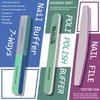 TsMADDTs Nail Buffers and Files, Manicure Tools Kit Nail File Kit with 3PCS Nail Files, 2PCS Nail Buffer Blocks, 2PCS Polishing Nail Buffers,Cuticle Nippers, Cuticle Pusher and Cuticle Oil