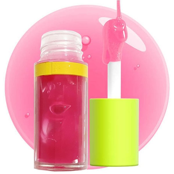 MYUANGO Lip Oil Moisturizing, Hydrating Lip Care Lip Tint, Shiny Lip Glow Vegan Plumping Lip Gloss for Dry Lips (02)