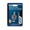 Camco 36133 Black RV Plastic Blow Out Plug with Schrader Valve