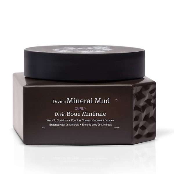 Saphira Divine Mineral Mud for Curly and Wavy Hair, Hair Moisturizer and Deep Conditioning Hair Mask for Shine and Bounce, Sulfate-Free, Paraben-Free, Vegan, 34 Ounce