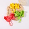 jollybows 40pcs Baby Girls Grosgrain Ribbon Hair Bows Headbands 4" Elastic Hair Band Hair Accessories for Infants Newborn- Natural Color Set