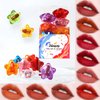 RoyueS Mini Lipstick Set,Mini Candy Capsule Lipstick Set,Mini Matte Lipstick,Lip Pill Lipstick,Waterproof Long Lasting Mini Capsules Velvet Lipstick,Pill Lipstick Set