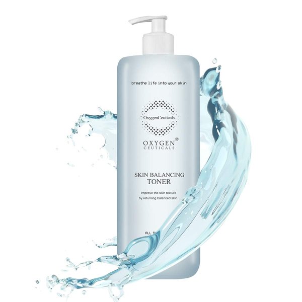 OxygenCeuticals Skin Balancing Toner for Combination, Oily, Blemish-Prone Skin, Pore Reducing, pH Balancing, Blemish Control, Hypoallergenic, Non-Comedogenic, 33.8 fl.oz