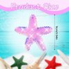 Amabro 6PCS Starfish Hair Clips, Sea Star Hair Barrettes Starfish Hair Accessories Seashell Headpiece Hair Claw Glitter Hair Alligator Clip Sequins Hairpins for Women Girls Bride