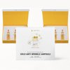 Abera Gold Anti-Wrinkle Ampoule, Anti-Aging Serum For All Skin Type with Peach Extract and Hyaluronic Acid, Skin Firming & Firming Serum, Hydrating Serum (Set 3)