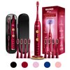Wagner Stern WHITEN+ Edition. Smart Electric Toothbrush with Pressure Sensor. 5 Brushing Modes and 3 Intensity Levels, 8 Dupont Bristles, Premium Travel Case.