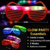 OceanWings LED Glasses for Kids Adults Glow in The Dark Party Favor Supplies 20 Light up Glasses Toys for Holiday Concert for Neon Glow Party Favors,Wedding,Concert,Raves &Birthday