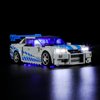 LIGHTAILING Light for Lego- 76917 2-Fast-2 Furious Nissan Skyline GT-R (R34) - Led Lighting Kit Compatible with Lego Building Blocks Model - NOT Included The Model Set