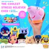 MiraBall Peppa Pig Mystery Expandable Maxi Plush to UNbox, Collectible Squishy and Soft Plush with 4 Surprise, Limited Edition, Great Toy Gift for Kids Aged 3+ (1-Pack)