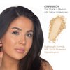bellapierre Compact Mineral Foundation SPF 15 | Vegan & Cruelty Free | Full Coverage | Hypoallergenic & Safe for All Skin Types | Oil & Talc Free - 0.35 Oz - Cinnamon