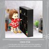 Home Decor Doll House Furniture Miniature Wooden Storage Rack 16 Grid Display Shelf Model Wooden Mini Doll House Furniture Accessories Decoration 1: 12 Storage Rack Locker Shelf