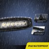 Nilight NI-28E-18W LED Work Light 2PCS 18W Spot LED Light Bar Driving Lights Off Road LED Lights Flush Mount for Jeep Truck,2 Years Warranty