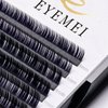 Eyelash Extensions 0.10mm C Curl 13mm Lash Extension False Eyelashes Supplies 3D Natural Faux Mink Professional Salon Perfect Use by EYEMEI (0.10-C-13mm)