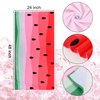 Watermelon Microfiber Beach Towel, 24"x48", Small, Lightweight, Quick Dry, Sand Free, Perfect for Kids, Girls, Women, Red Watermelon Design, Ideal Swim, Bath, Pool Towel, Unique Watermelon Gifts