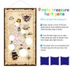 Pirate Bean Bag Toss Game for Kids, Pirate Banner with 3 Bean Bags for Kids Pirate Theme Party Decorations and Supplies
