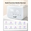 Baby Bottle Warmer, Grownsy 10-in-1 Fast Bottle Warmer Accurate Temp Control, with LCD Display, Timer, Defrost, Sterili-zing, Keep 24H, Double Bottle Warmer for Breastmilk& Formula, Heat Baby Food