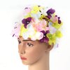 WINOMO Swim Cap Floral Petal Stylish Swimming Hat Bathing Caps for Women (Colorful)