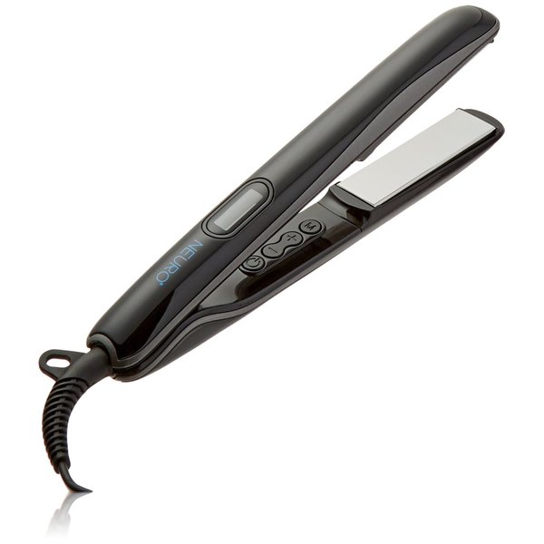 Paul Mitchell Neuro Style Titanium Flat Iron, Adjustable Heat Settings for Advanced Straightening + Curling w/FREE Neuro HeatCTRL Product